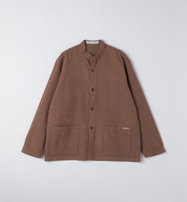 SHIPS「BATEAUX DE SHIPS: コットン ツイード シャツ」|シャツ・ブラウス|ワイン