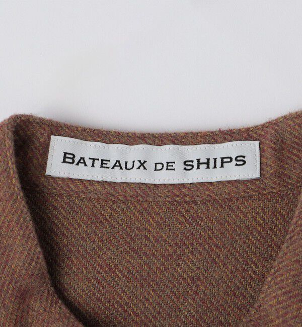 SHIPS「BATEAUX DE SHIPS: コットン ツイード シャツ」|シャツ・ブラウス|