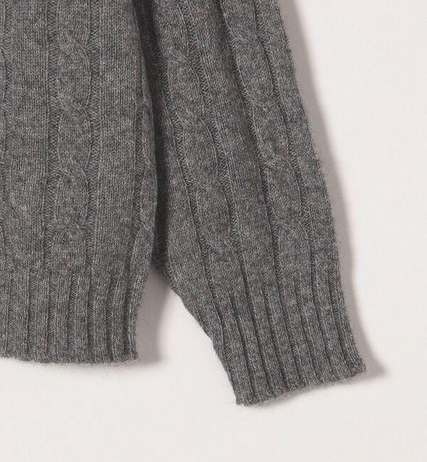 SHIPS any「【WEB限定】SHIPS any:〈手洗い可能〉ヤク ケーブル クルーネック ニット プルオーバー 2」|ニット・セーター|