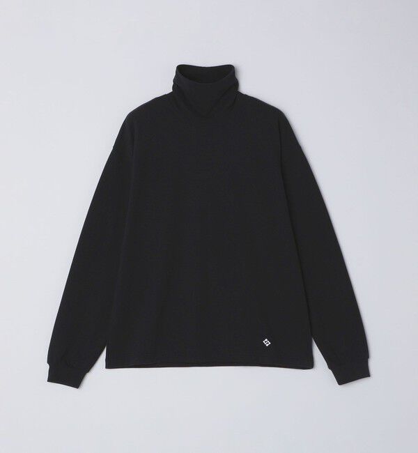 SHIPS「City Ambient Products: フライス タートルネック ロングスリーブ Tシャツ」|Tシャツ・カットソー|ブラック