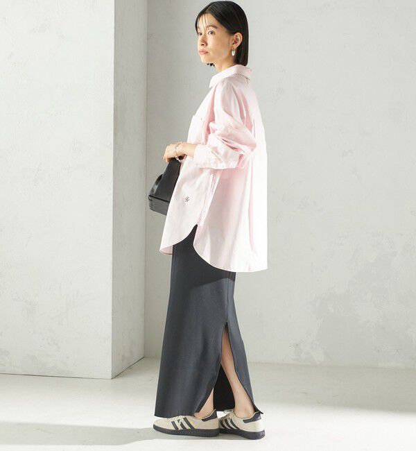 SHIPS for women「〈洗濯機可能〉ピン オックス 刺繍 シャツ」|シャツ・ブラウス|