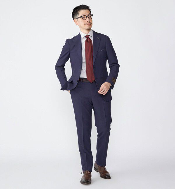 SHIPS「SHIPS: イージーアイロン ドビー ストライプ ワイドカラー シャツ」|シャツ・ブラウス|