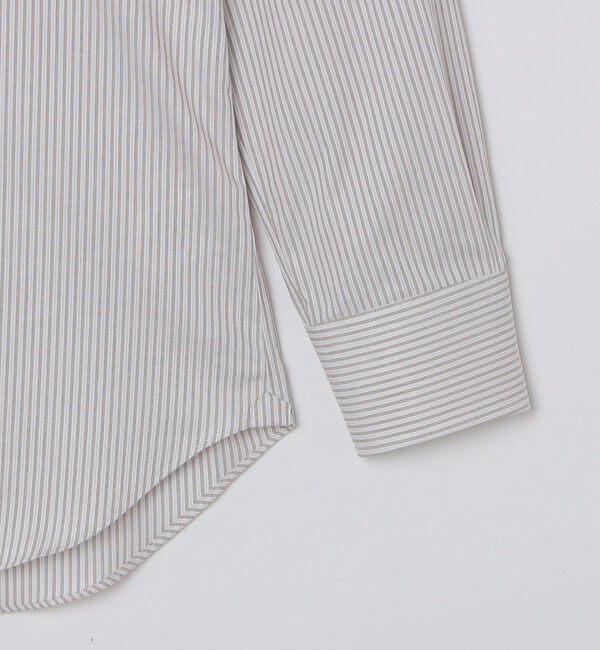 SHIPS「SHIPS: イージーアイロン ドビー ストライプ ワイドカラー シャツ」|シャツ・ブラウス|