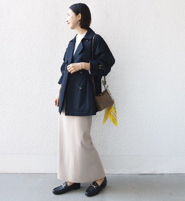SHIPS for women「〈撥水加工〉ドロスト ショート トレンチ コート」|トレンチコート|