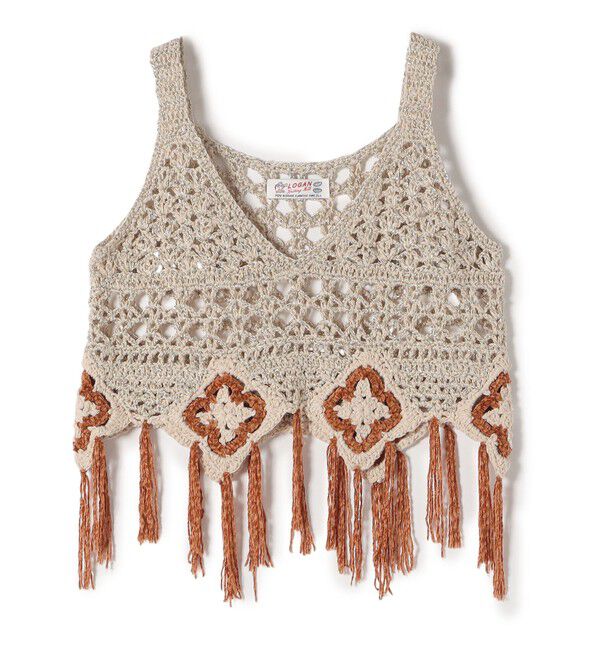 SHIPS for women「LOGAN KNITTING MILLS:〈手洗い可能〉モール ビスチェ」|ニット・セーター|