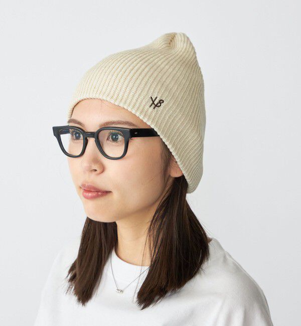 SHIPS「【WEB限定】SHIPS:〈抗菌/防臭〉2サイズ ワンポイント ロゴ ワッチ キャップ ビーニー」|ニット帽|