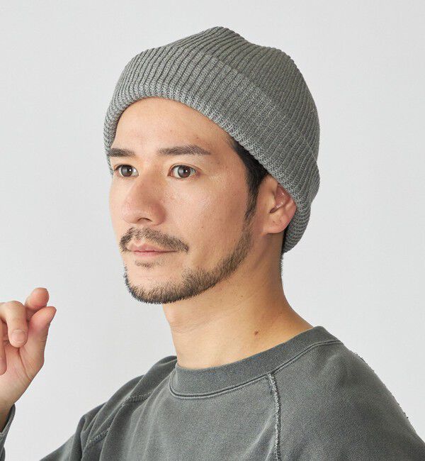 SHIPS「【WEB限定】SHIPS:〈抗菌/防臭〉2サイズ ワンポイント ロゴ ワッチ キャップ ビーニー」|ニット帽|