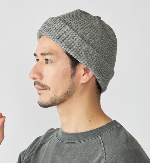 SHIPS「【WEB限定】SHIPS:〈抗菌/防臭〉2サイズ ワンポイント ロゴ ワッチ キャップ ビーニー」|ニット帽|