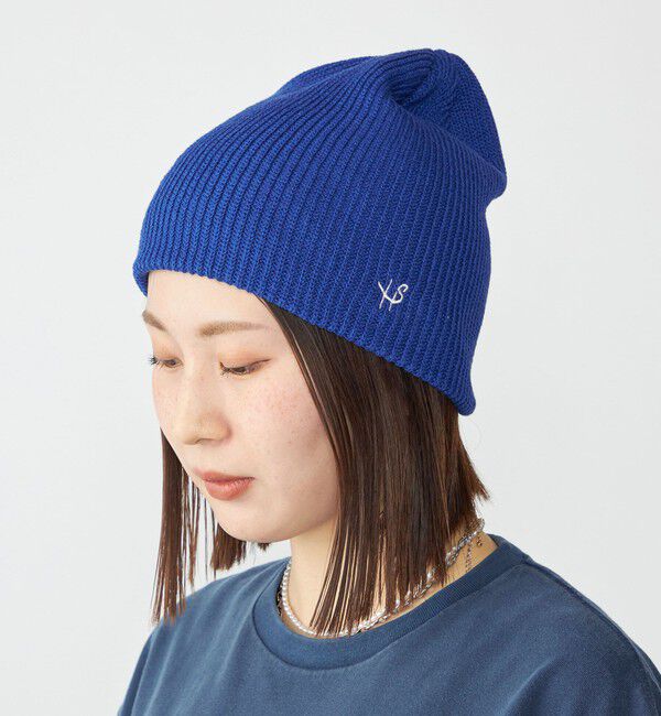 SHIPS「【WEB限定】SHIPS:〈抗菌/防臭〉2サイズ ワンポイント ロゴ ワッチ キャップ ビーニー」|ニット帽|ロイヤルブルー