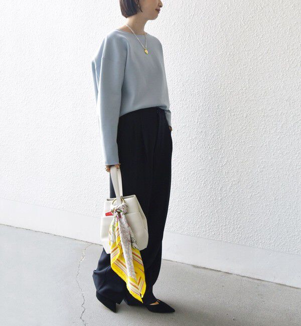 SHIPS for women「〈洗濯機可能〉ダンボール ラウンドヘム プルオーバー」|スウェット・ジャージ|