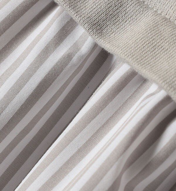 SHIPS for women「【WEB限定】〈手洗い可能〉布帛 コンビ Vネック カーディガン」|カーディガン|