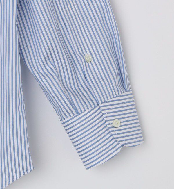 SHIPS「SHIPS:〈FUNCTION〉イージーアイロン  ロンドンストライプ ワイドカラー シャツ」|シャツ・ブラウス|