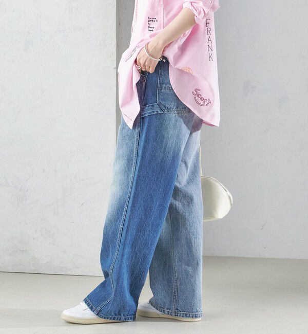 SHIPS for women「【SHIPS別注】WHITE FIELD:デニム ペインター パンツ」|デニム|