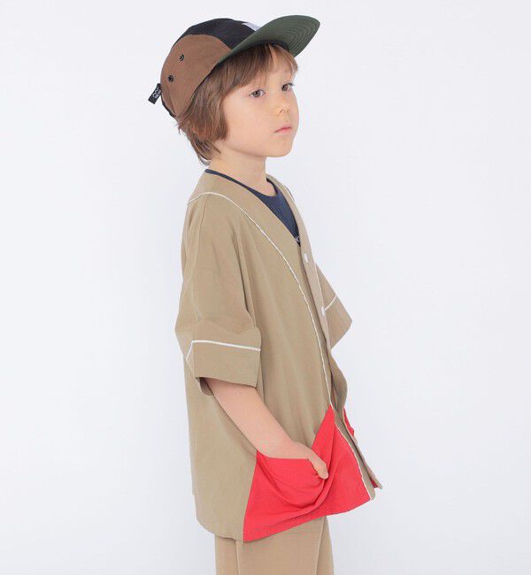 SHIPS KIDS「SHIPS KIDS:100～130cm / ベースボール シャツ」|シャツ・ブラウス|
