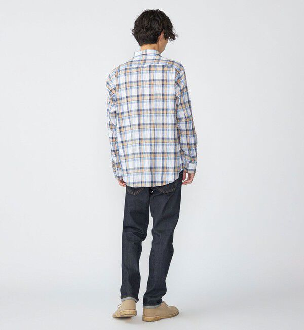 SHIPS「SHIPS: BEZ ウォッシュド チェック ロングスリーブ シャツ」|シャツ・ブラウス|