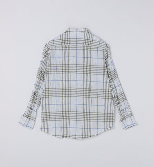 SHIPS「SHIPS: BEZ ウォッシュド チェック ロングスリーブ シャツ」|シャツ・ブラウス|