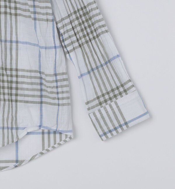 SHIPS「SHIPS: BEZ ウォッシュド チェック ロングスリーブ シャツ」|シャツ・ブラウス|