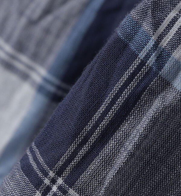 SHIPS「SHIPS: BEZ ウォッシュド チェック ロングスリーブ シャツ」|シャツ・ブラウス|