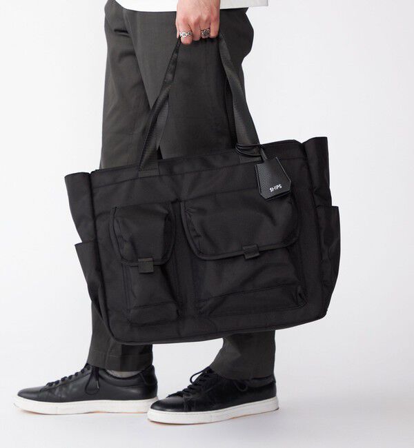 SHIPS「【WEB限定】SHIPS: ビズ ワイド ブリーフ トート バッグ」|トートバッグ|