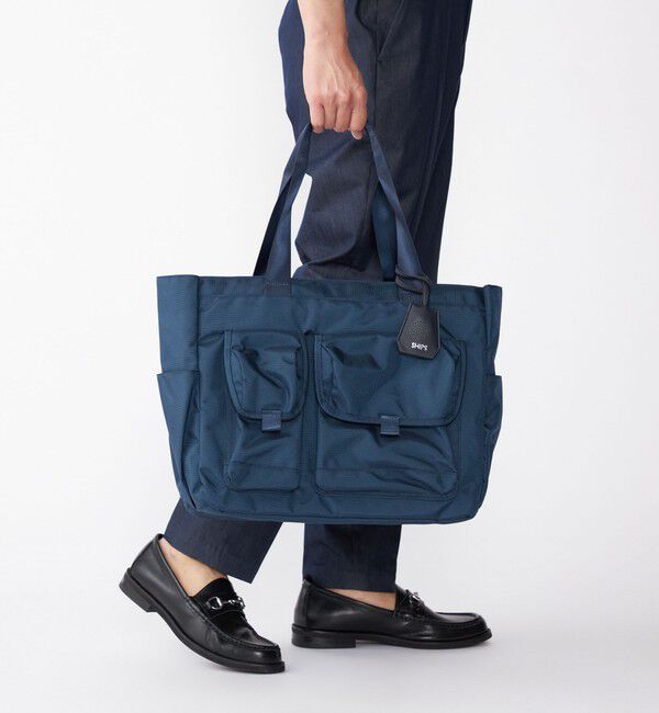 SHIPS「【WEB限定】SHIPS: ビズ ワイド ブリーフ トート バッグ」|トートバッグ|