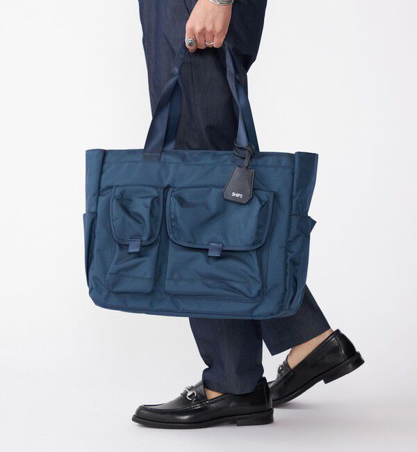 SHIPS「【WEB限定】SHIPS: ビズ ワイド ブリーフ トート バッグ」|トートバッグ|