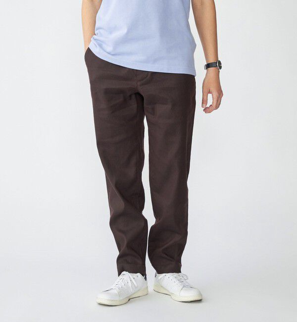 SHIPS「SHIPS: フレックスリネン イージー パンツ」|その他|ブラウン