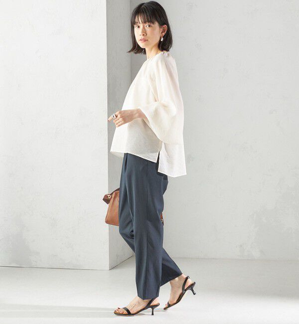 SHIPS for women「〈手洗い可能〉FUNCTIONAL テーパード パンツ（セットアップ対応）」|その他|