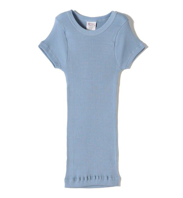 SHIPS for women「gicipi:リブ フレンチ スリーブ（CALCIO）  」|Tシャツ・カットソー|ライトブルー