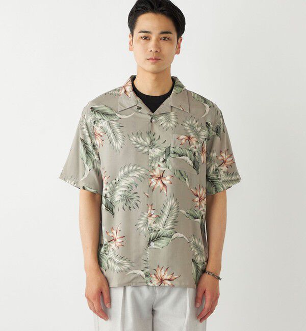 SHIPS Colors 「SHIPS Colors:〈洗濯機可能〉レーヨン プリント シャツ」|シャツ・ブラウス|