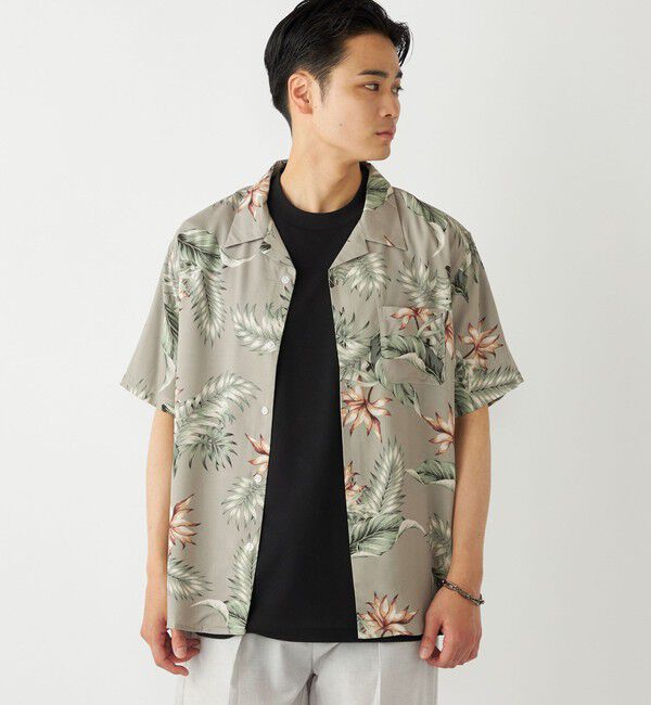 SHIPS Colors 「SHIPS Colors:〈洗濯機可能〉レーヨン プリント シャツ」|シャツ・ブラウス|