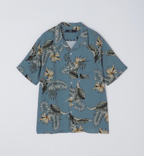 SHIPS Colors 「SHIPS Colors:〈洗濯機可能〉レーヨン プリント シャツ」|シャツ・ブラウス|