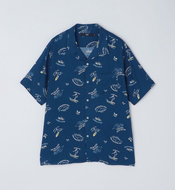 SHIPS Colors 「SHIPS Colors:〈洗濯機可能〉レーヨン プリント シャツ」|シャツ・ブラウス|