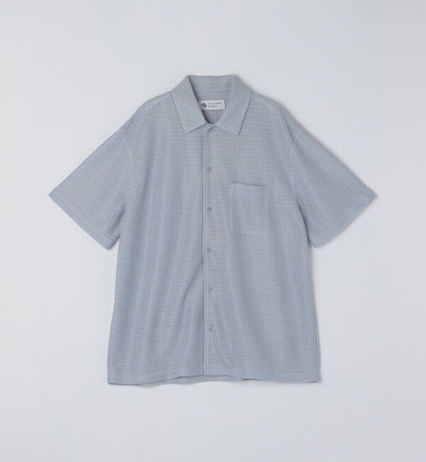 SHIPS「City Ambient Products: レギュラーカラー メッシュ シアー シャツ」|シャツ・ブラウス|