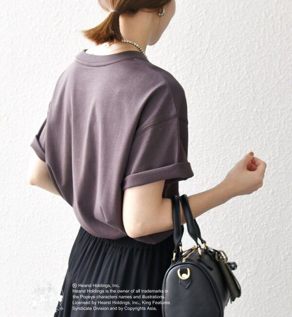 SHIPS any「SHIPS any:〈洗濯機可能〉OLIVE OYL(TM) プリント TEE」|Tシャツ・カットソー|