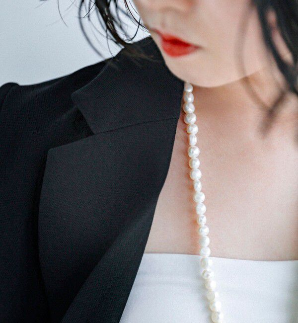 quaranciel「quaranciel: 淡水 パール ロング ネックレス」|ネックレス|
