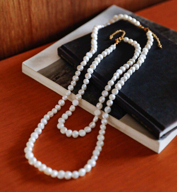 quaranciel「quaranciel: 淡水 パール ロング ネックレス」|ネックレス|