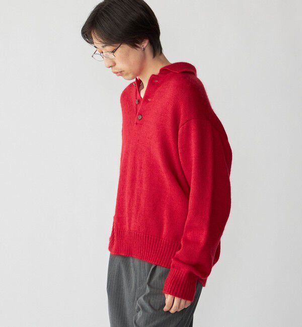 SHIPS「【City Ambient Products別注】tone: POLO SWEATER」|ニット・セーター|