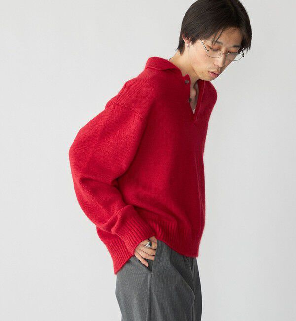 SHIPS「【City Ambient Products別注】tone: POLO SWEATER」|ニット・セーター|