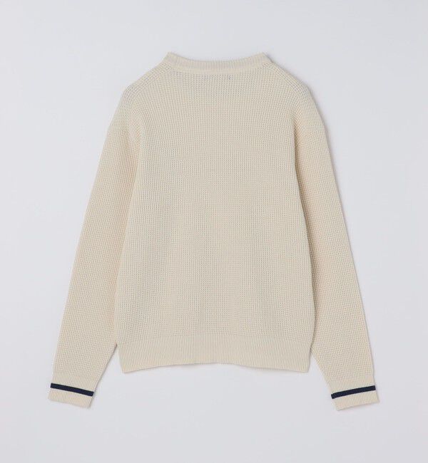 SHIPS「【SHIPS別注】FRED PERRY: シングル ティップ ワッフル ニット」|ニット・セーター|
