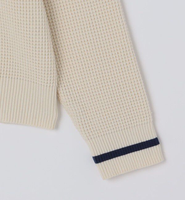 SHIPS「【SHIPS別注】FRED PERRY: シングル ティップ ワッフル ニット」|ニット・セーター|