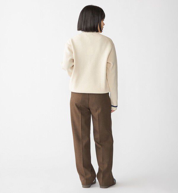 SHIPS「【SHIPS別注】FRED PERRY: シングル ティップ ワッフル ニット」|ニット・セーター|