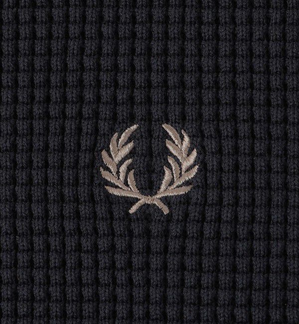 SHIPS「【SHIPS別注】FRED PERRY: シングル ティップ ワッフル ニット」|ニット・セーター|