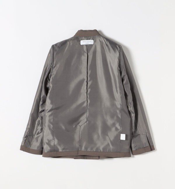 SHIPS any「SHIPS any:〈洗濯機可能〉ダブルクロス セミダブル ジャケット［NAVY BLUE］」|テーラードジャケット|