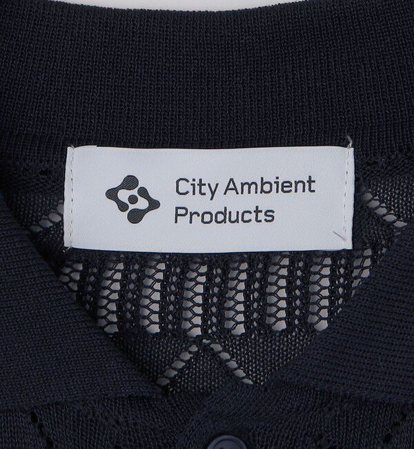 SHIPS「City Ambient Products:〈手洗い可能〉シアー ニット ポロ カーディガン」|カーディガン|