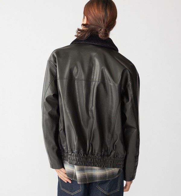 SHIPS「City Ambient Products: フライト ジャケット」|ブルゾン・スタジャン|