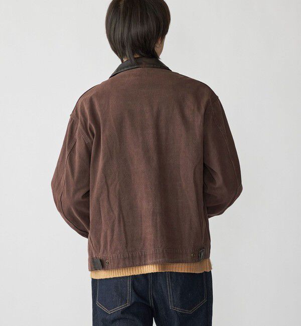 SHIPS「City Ambient Products:〈洗濯機可能〉ウォッシュ ダック ジップ ワーク ジャケット」|ブルゾン・スタジャン|