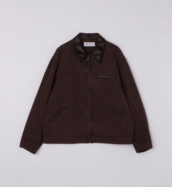 SHIPS「City Ambient Products:〈洗濯機可能〉ウォッシュ ダック ジップ ワーク ジャケット」|ブルゾン・スタジャン|