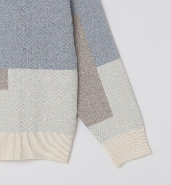 SHIPS Colors 「SHIPS Colors:〈洗濯機可能〉モチフワ 総柄 ニット◇」|ニット・セーター|