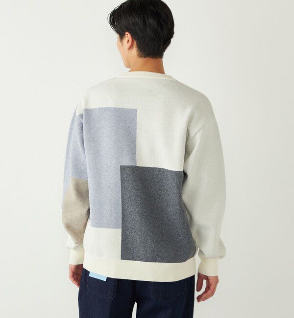 SHIPS Colors 「SHIPS Colors:〈洗濯機可能〉モチフワ 総柄 ニット◇」|ニット・セーター|