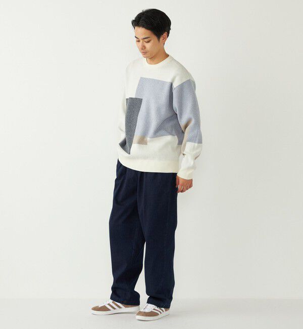 SHIPS Colors 「SHIPS Colors:〈洗濯機可能〉モチフワ 総柄 ニット◇」|ニット・セーター|